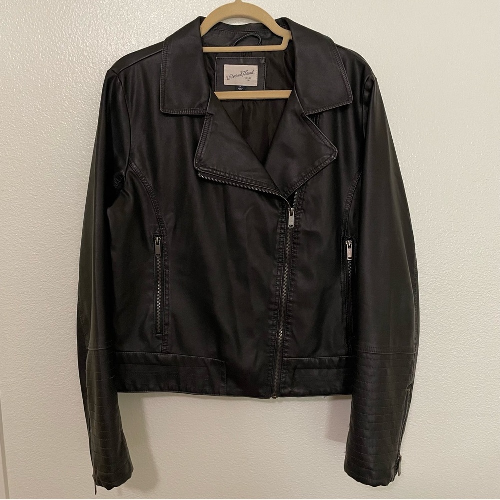 Universal Thread Synthetic Leather Jacket
